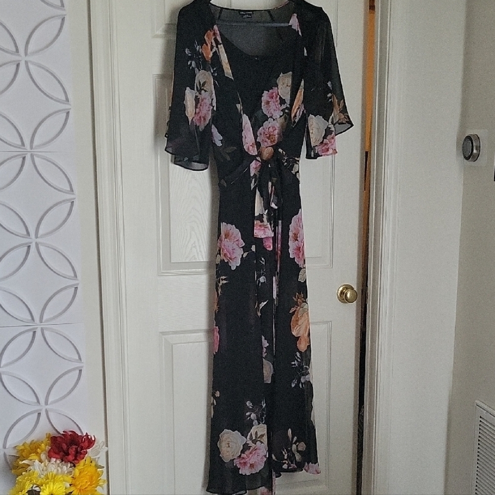 City Chic Floral Maxi Dress